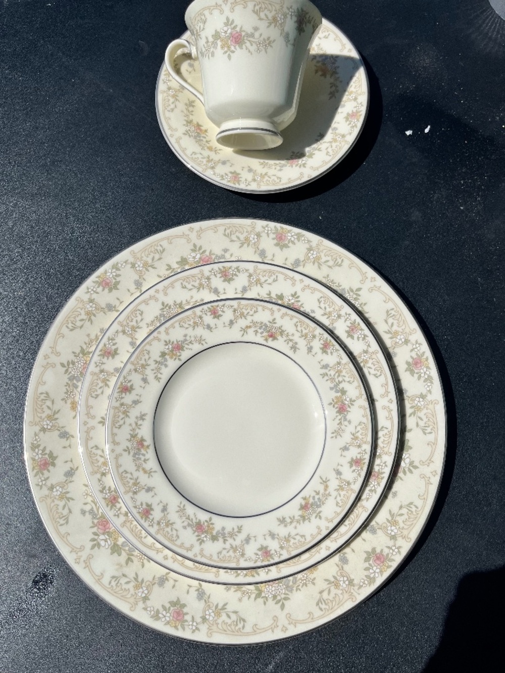 4 x 5 piece place setting of Diana by Royal Doulton -